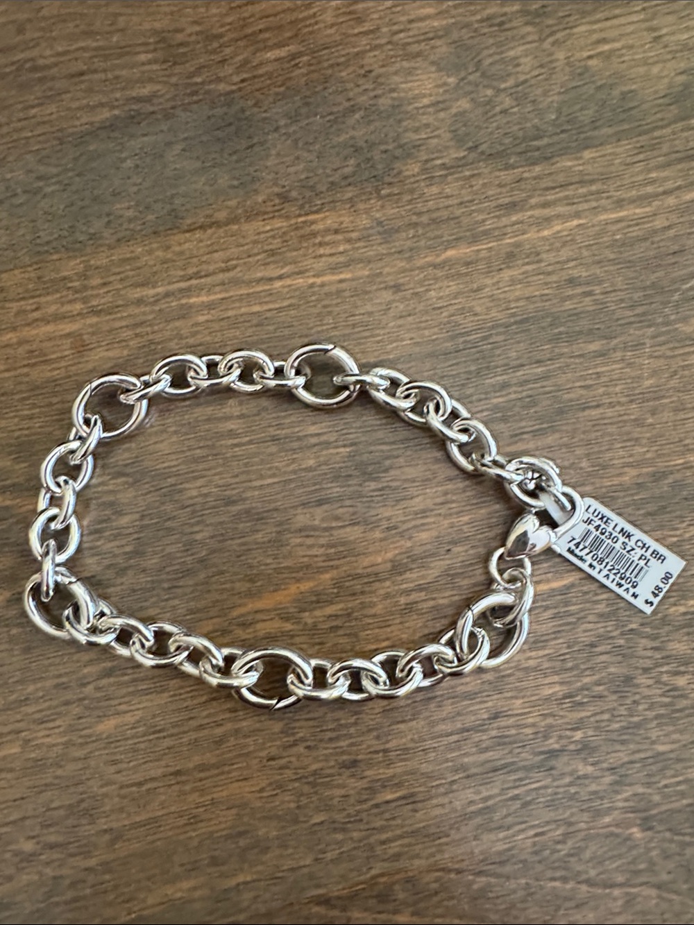 Brighton Silver Link Chain Bracelet